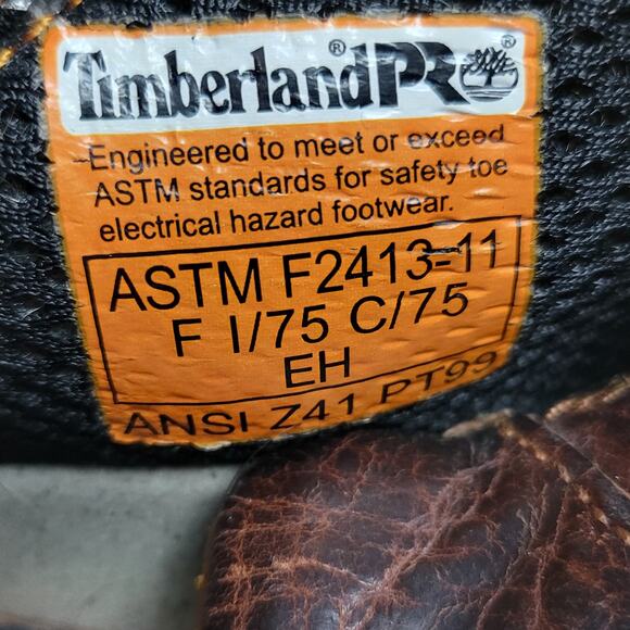 Timberland Pro Titan EH Womens Shoes Size 6 Brown Alloy Toe Leather Oxford 63189 - Picture 6 of 10